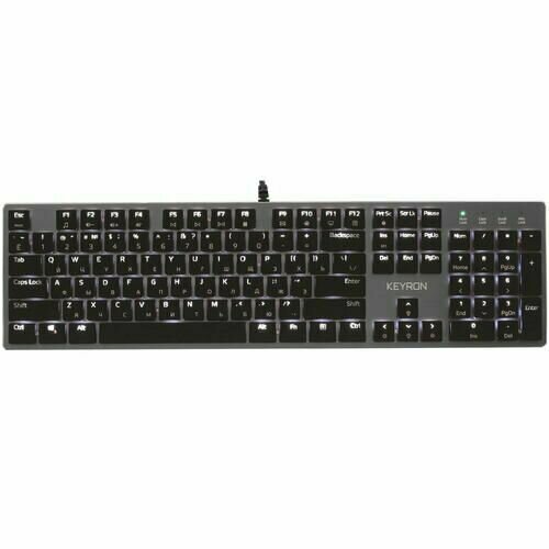 Клавиатура проводная KEYRON Big Dipper механическая Red клавиш - 104 USB черная 673200₽