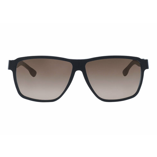 фото Солнцезащитные очки ic! berlin ic berlin alpha black rough matt storm grey, черный, серебряный