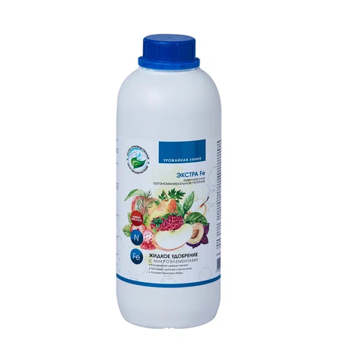 Жидкое удобрение с микроэлементами Экстра Fe 1 л (Урожайная Линия)