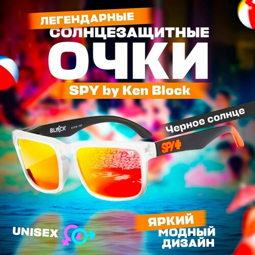 Солнцезащитные очки Spy spy_black_orange, оранжевый, черный