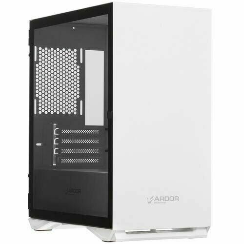 Корпус ARDOR GAMING Rare Minicase MS4 WG белый, Mini-Tower, USB 2.0 Type-A, USB 3.2