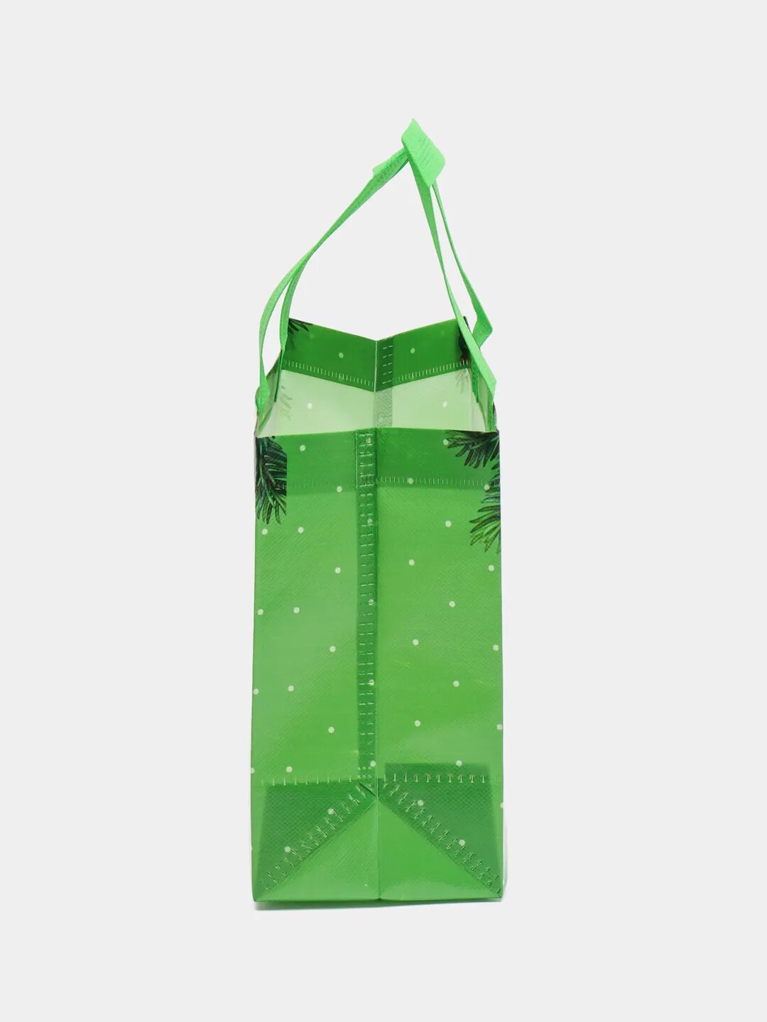 Подарочный пакет Новогодний, 4 вида Рождественская сумка для упаковки новогоднего подарка цвет зеленый