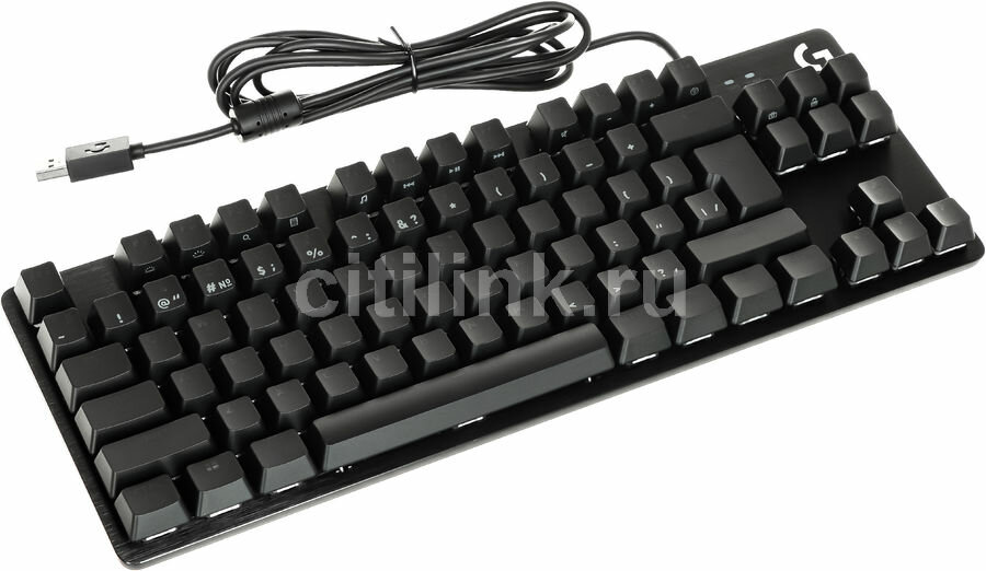 Клавиатура Logitech 920-010447 USB, 84 клавиши, чёрная - фото №7