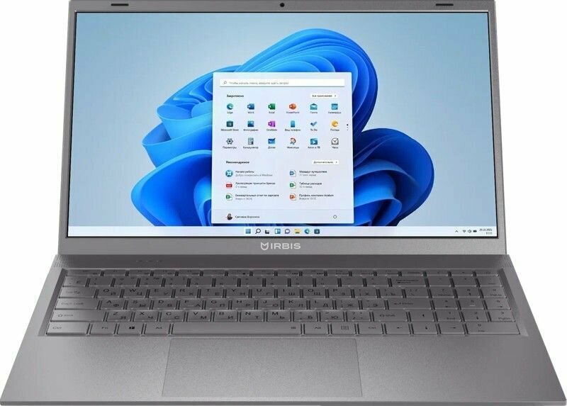 IRBIS 15NBP3505, 15.6" (1920x1080) WVA/ Intel Core i3-1215U/ 8ГБ DDR4/ 256ГБ SSD
