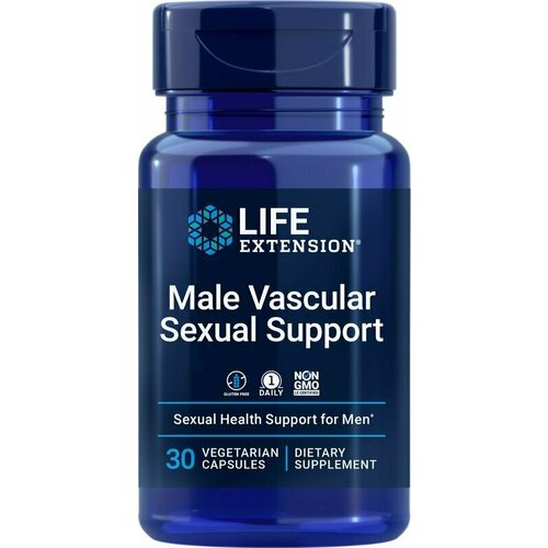 Life Extension, Male Vascular Sexual Support, 30 капсул