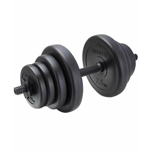 Гантель разборная пластиковая в коробке DB-717, 11,5 кг черный