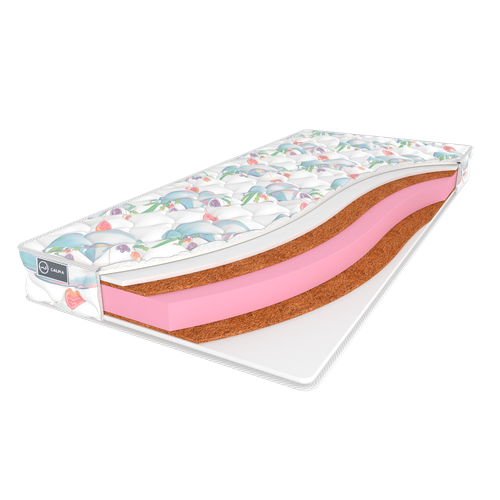 Матрас детский Calma Comby Tex, 80х200х16 см, средней и высокой жёсткости