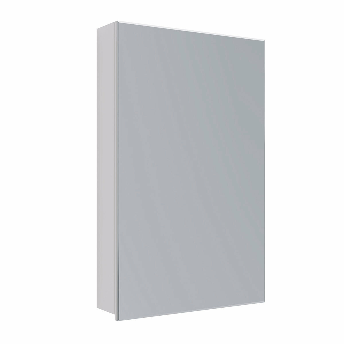 Шкаф зеркальный Lemark UNIVERSAL 50х80 см 1 дверный петли слева цвет корпуса: Белый глянец