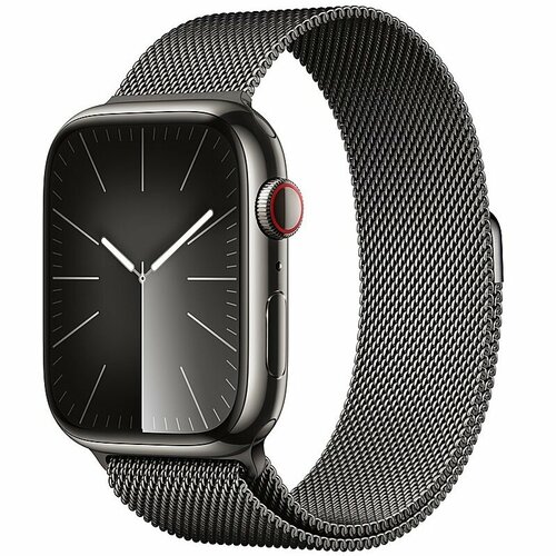 Умные часы Apple Watch Series 9 GPS Cellular 45mm Graphite Stainless Steel Case with Graphite Milanese Loop 11519000₽