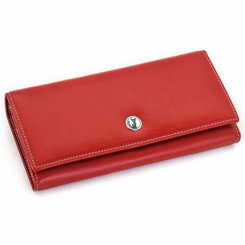 фото Кошелек sergio valentini, фактура гладкая, красный