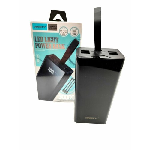 Внешний аккумулятор Ansty MIX АР-025 30000 мАч универсальный 3 кабеля 610000₽