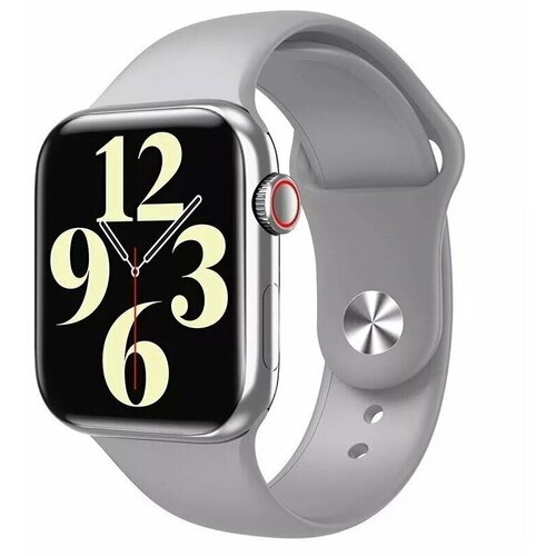 Умные смарт часы со встроенными датчиками с беспроводной зарядкой Smart Watch НW 16 44mm серебристый 490000₽