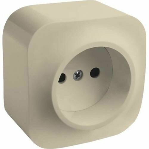Розетка Leg Quteo Слоновая кость для открытой проводки