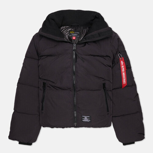 фото Пуховик alpha industries, подкладка, размер l, черный