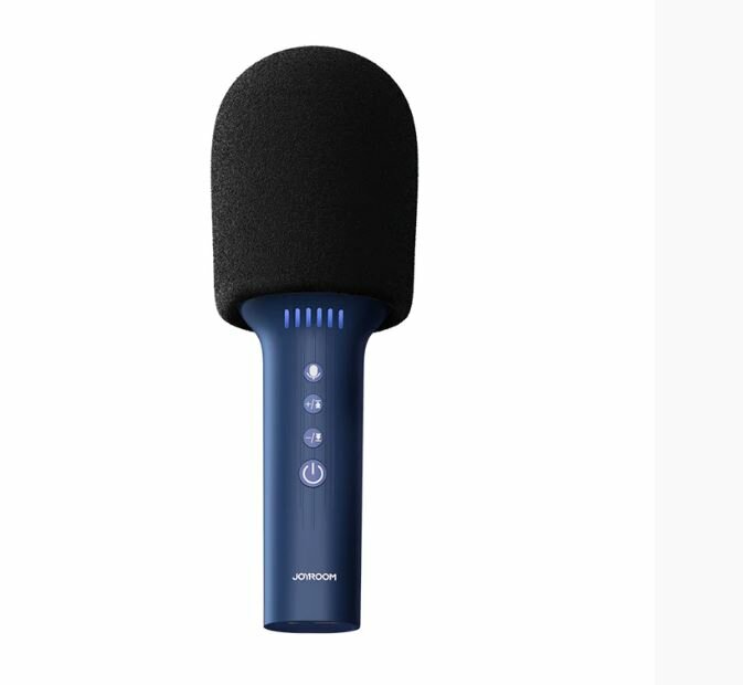 Универсальный микрофон-колонка для караоке Joyroom модель JR-MC5 1200 мАч темно-синий