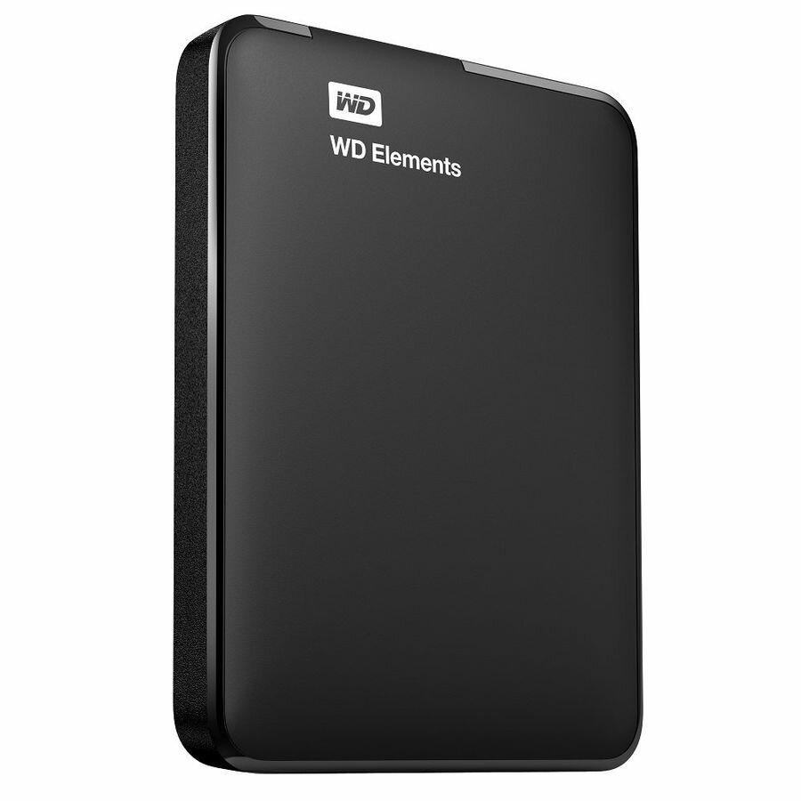Внешний диск HDD WD Elements Portable WDBUZG0010BBK-WESN, 1ТБ, черный