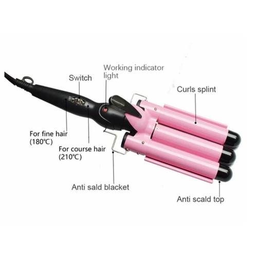 Тройная плойка для волосЩипцы для завивки волос22мм 187000₽