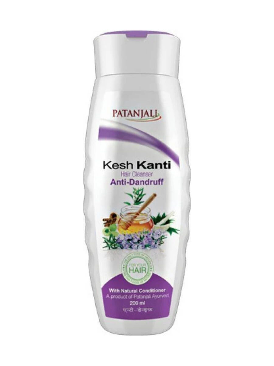 фото Шампунь с кондиционером Патанджали Кеш Канти Анти Дандруф (Patanjali Kesh Kanti ANTI-DANDRUFF) против перхоти, 200 мл