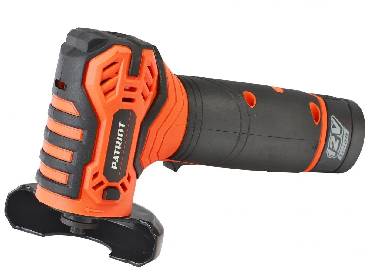 Шлифмашина угловая PATRIOT AG 100Li Диск 76 мм две АКБ Li-Ion 12В 20 А