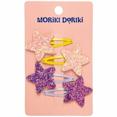 Детские заколки для волос Moriki Doriki MORIKI DОRIKI Сияющие звездочки, 4 шт