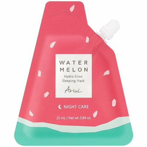 Глубоко увлажняющая ночная крем-маска для сияния кожи ARIUL Hydro Glow с экстрактом арбуза, 25 мл