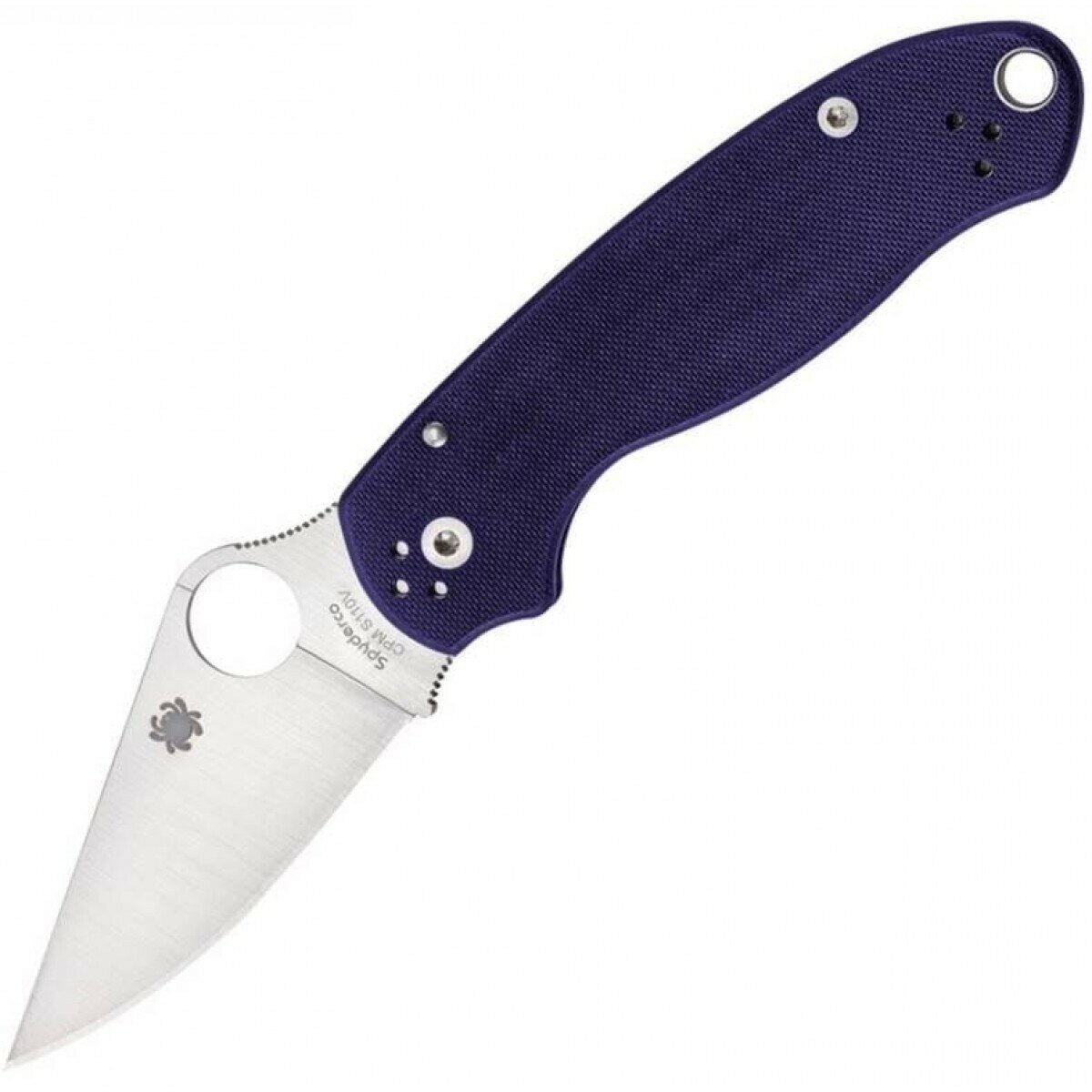 Нож складной Spyderco Para-Military 3, S110V Blade, Purple G10 Handle