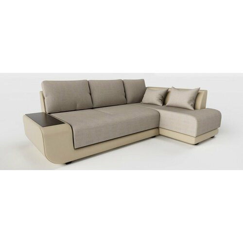 Диван раскладной угловой/Диван-кровать Нью-Йорк, цвет бежевый