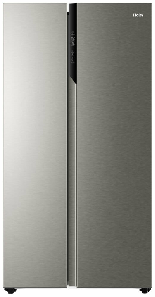 Холодильник Side-by-Side Haier HRF-541DM7RU, серебристый, инверторный