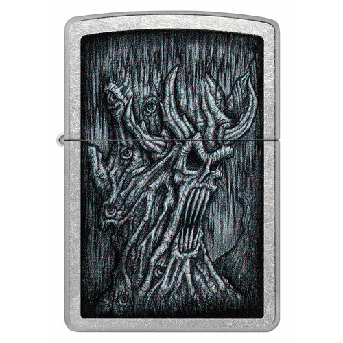 оригинальная бензиновая зажигалка zippo classic 48559 rick rietveld с покрытием street chrome рик ритвельд Оригинальная бензиновая зажигалка ZIPPO Classic 48681 Evil Tree с покрытием Street Chrome - Злое дерево