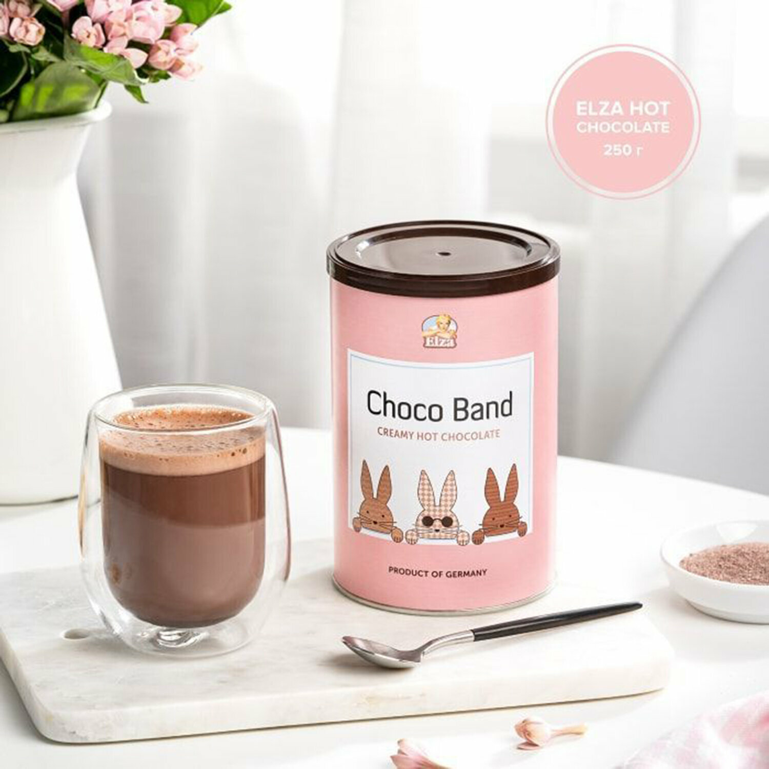 Горячий шоколад Elza Choco Band растворимый напиток порошкообразный 250 г