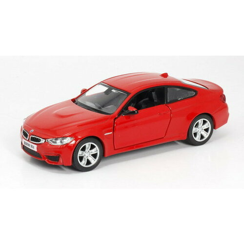 Машина металлическая RMZ City 1:36 BMW M4 COUPE with Strip инерционная машины uni fortune машина инерционная rmz city bmw m2 coupe with strip 1 36