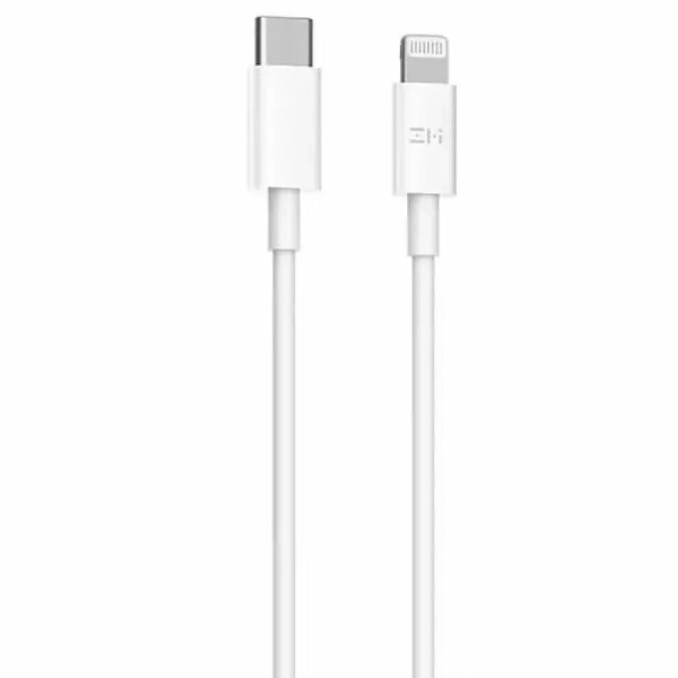 Кабель XIAOMI ZMI, USB Type-C (m), Lightning (m), 1м, MFI, белый [al870c white] - фото №14