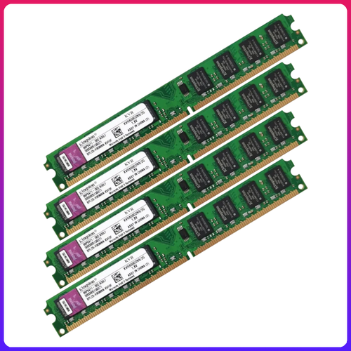 4x DDR2 2GB 800MHz (PC2-6400) Kingston оперативная память kingston 2gb 800mhz pc 6400s ddr2 kvr800ds6 2g