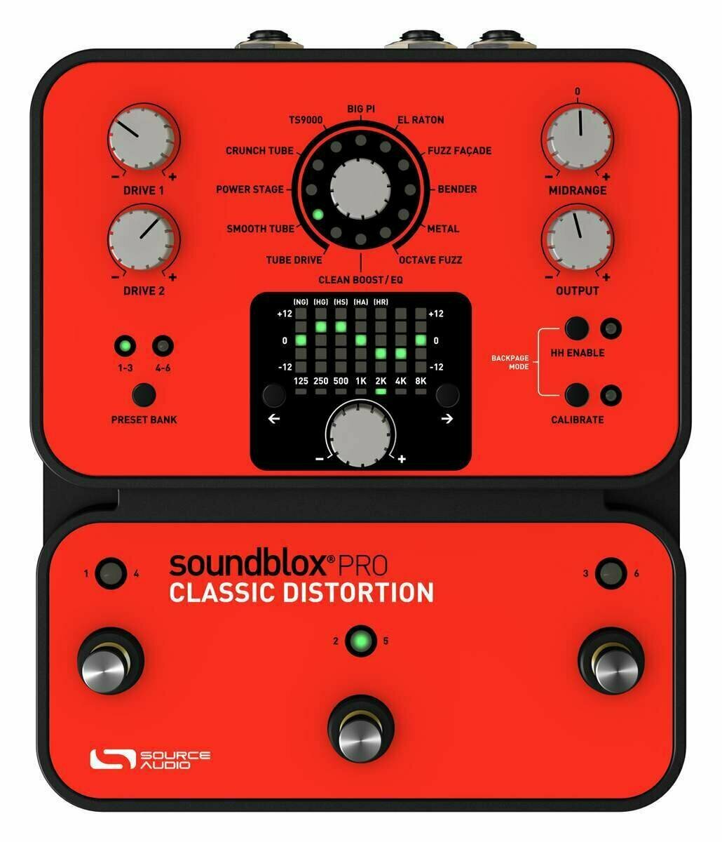 Source Audio SA142 SoundBlox Pro Classic Distortion - Классический дисторшн. Pro версия/корпус алюминий/EQ/БП в комплекте