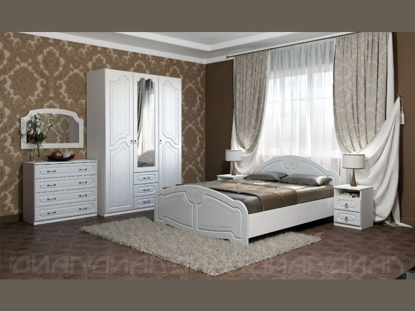 Модульная спальня Кэт-6 Классика, композиция 1