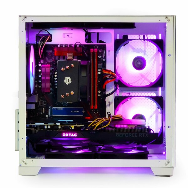 Игровой PC юкомс Ryzen 7 7800x3d, RTX 2080 Super 8GB, SSD 1TB, 32GB DDR5, БП 600W, win 10 pro, White cube case