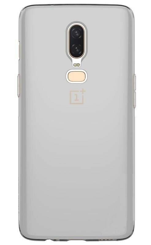 Накладка силиконовая для OnePlus 6 прозрачно-черная