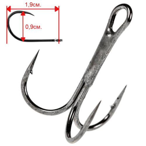 фото Крючки nautilus treble sst 1301 №4 (5шт.)