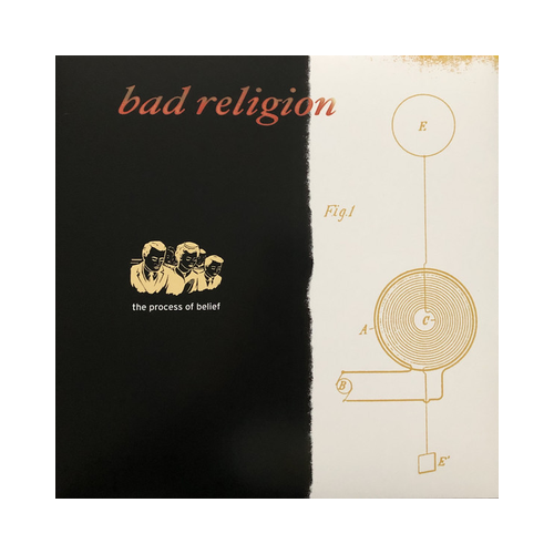 Bad Religion - The Process Of Belief, 1LP Gatefold, ORANGE BLACK LP