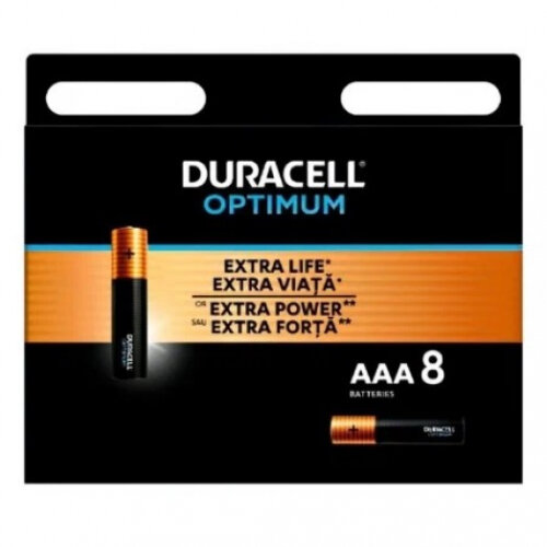 Элемент питания Duracell Optimum LR03 AAA бл 8