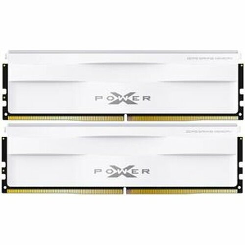 Оперативная память SILICON POWER DDR5 32Gb (2x16Gb) 6000MHz pc-48000 XPOWER Zenith White CL40 1.35V (SP032GXLWU600FDG)