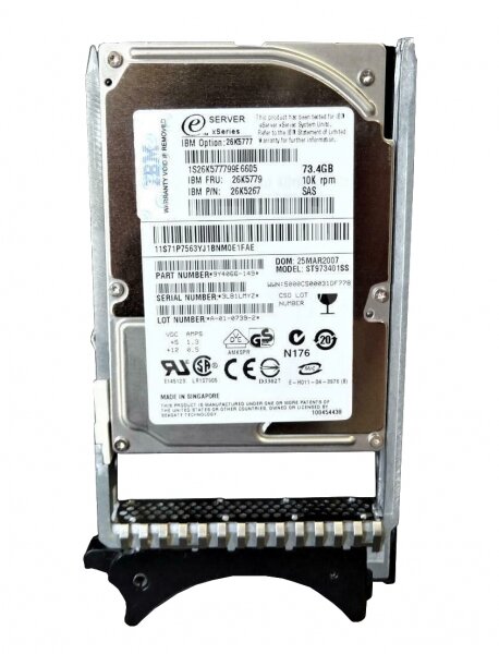 Жесткий диск IBM 26K5777 73,4Gb SAS 2,5" HDD