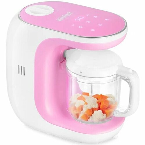 Блендер-пароварка Kitfort КТ-2325-1 бело-розовый 515000₽