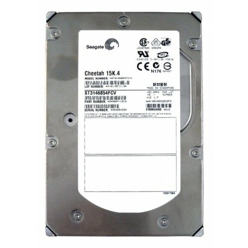 Жесткий диск Seagate ST3146854FCV 1468Gb Fibre Channel 35 HDD 5478500₽