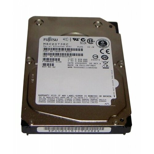 Жесткий диск Fujitsu MBC2073RC 73Gb SAS 25 HDD 1698500₽