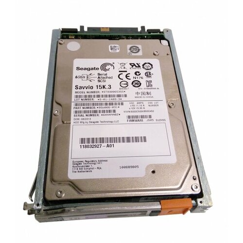 Жесткий диск EMC 005050604 300Gb SAS 25 HDD 4208000₽