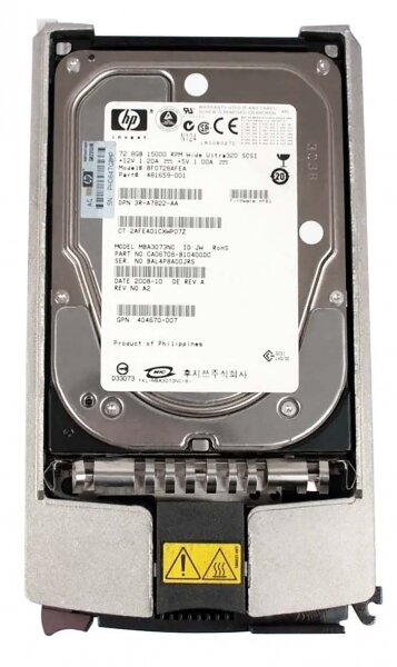 Жесткий диск HP CA06708-B10400DC 72,8Gb U320SCSI 3.5" HDD