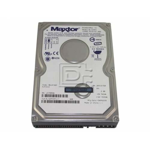 Жесткий диск Maxtor 6Y160P0 160Gb 7200 IDE 35 HDD 596000₽