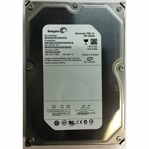 Жесткий диск Seagate 9BJ134 400Gb 7200 SATAII 35 HDD 2948000₽
