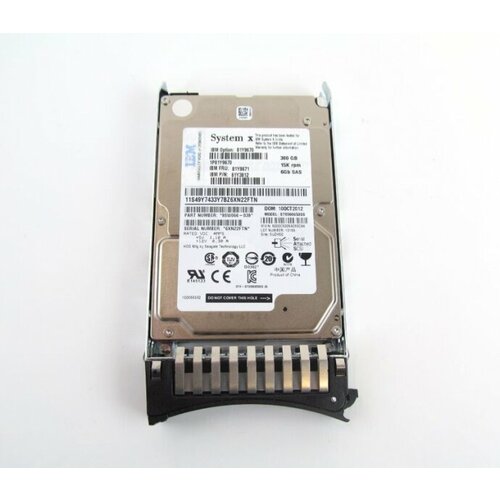 Жесткий диск IBM 9SW066-039 300Gb SAS 25 HDD 1646000₽